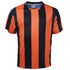 House of Uniforms The Striped Soccer Jersey | Mens Bocini Black/Orange