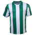 House of Uniforms The Striped Soccer Jersey | Mens Bocini Emerald/White