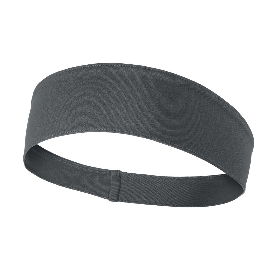 House of Uniforms The Competitor Headband | Adults Sport-Tek Charcoal