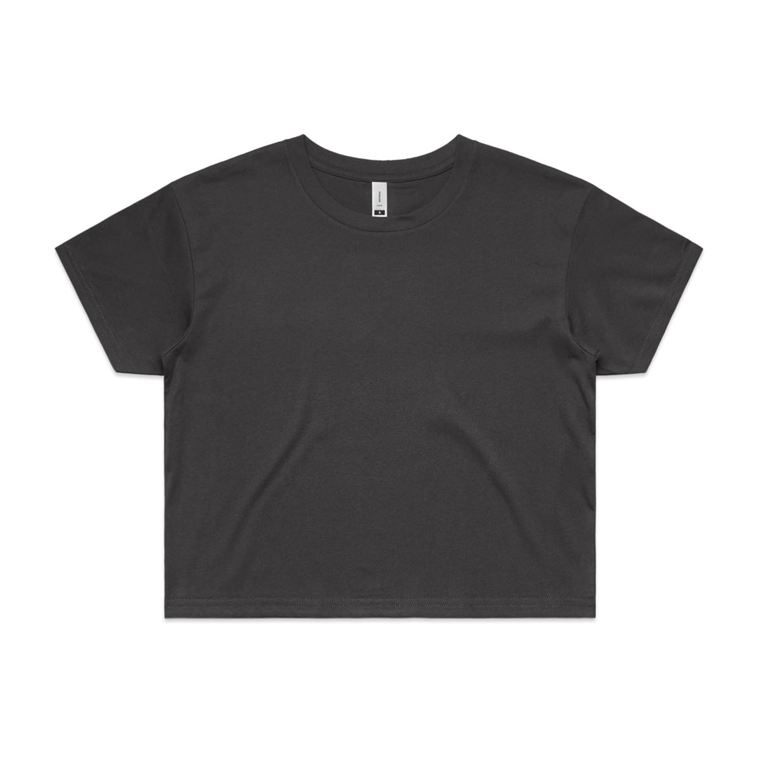 House of Uniforms The Crop Tee | Ladies | Short Sleeve AS Colour Coal