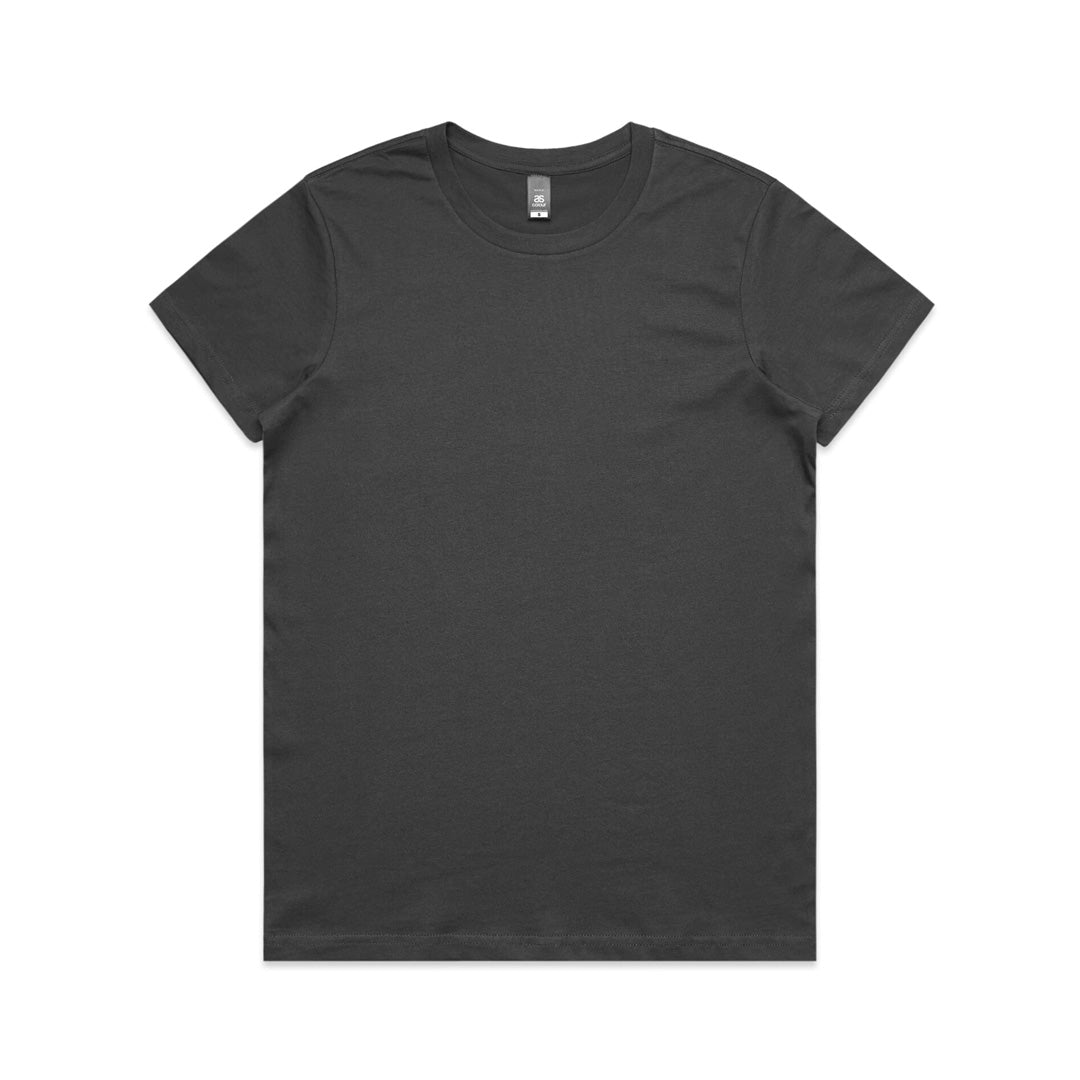 House of Uniforms The Maple Tee | Ladies | Short Sleeve AS Colour Coal