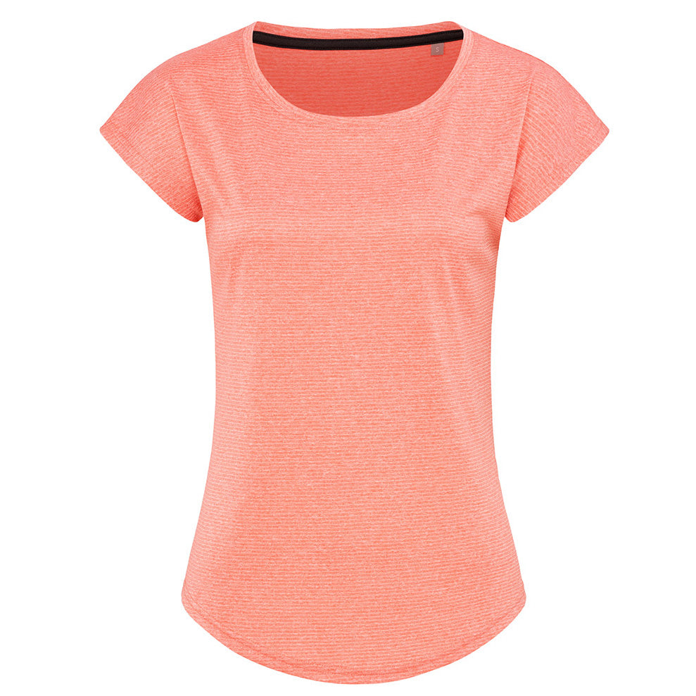 House of Uniforms The Move Recycled Sports Tee | Ladies Stedman Coral Marle