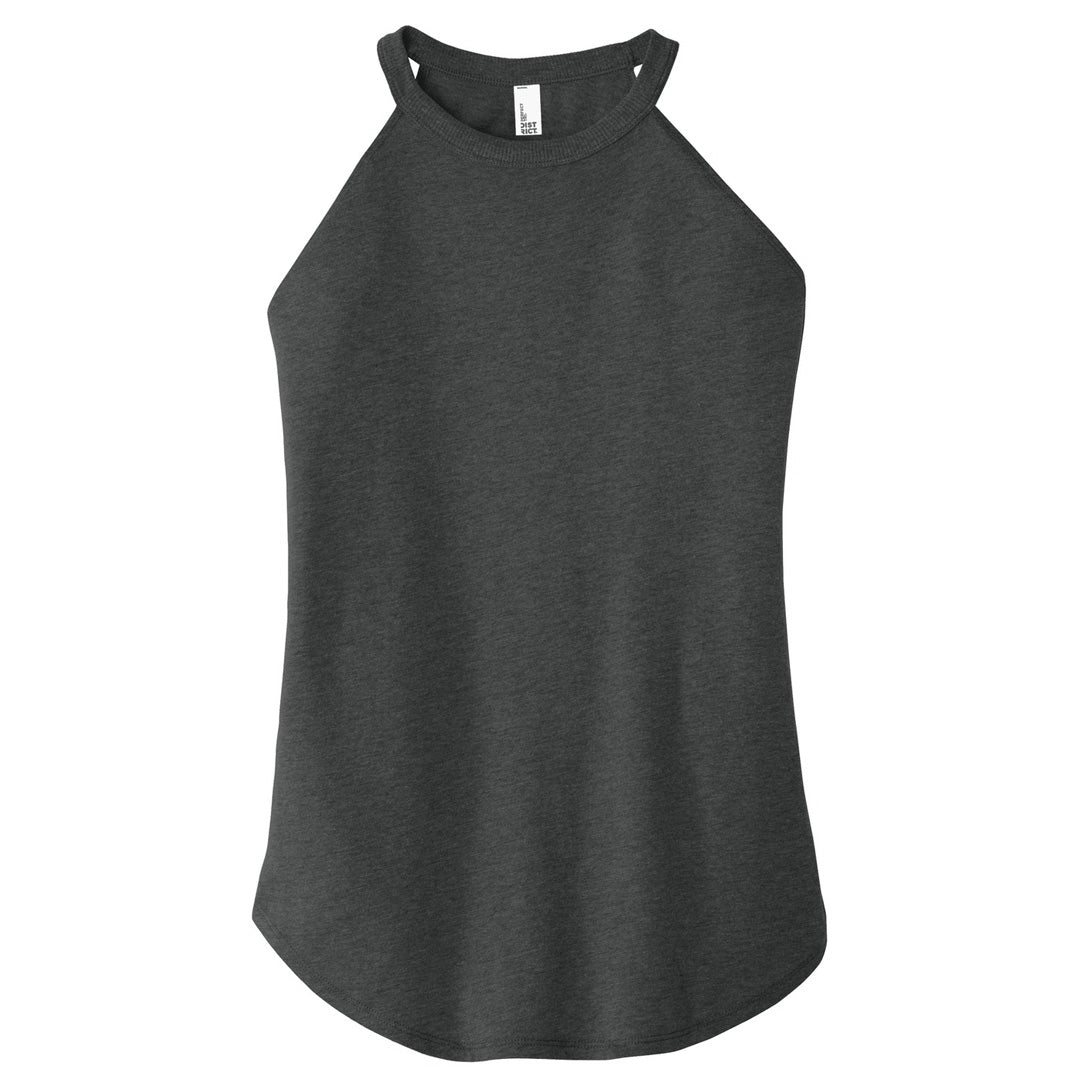 House of Uniforms The Rocker Tank | Ladies District Made Black Marle