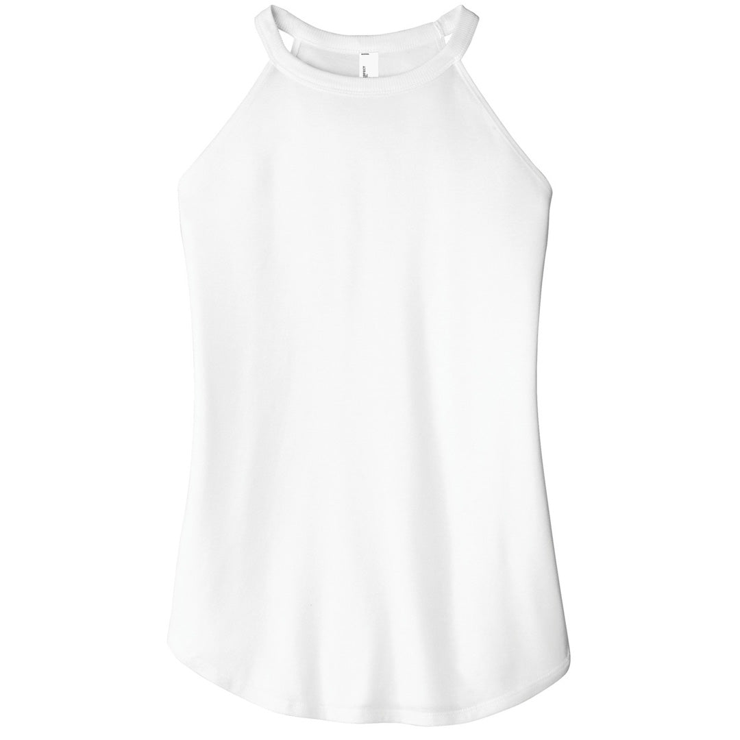 House of Uniforms The Rocker Tank | Ladies District Made White