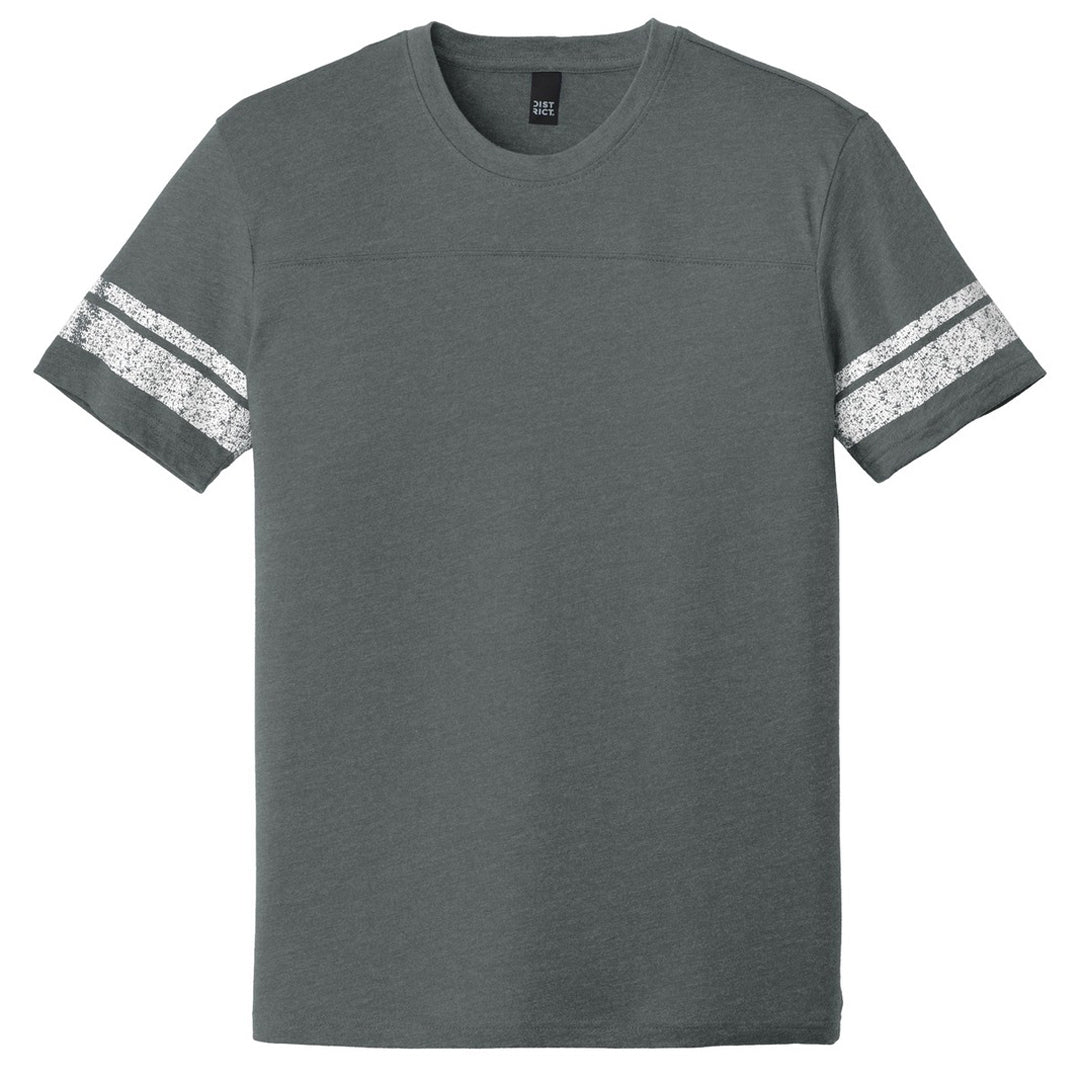 House of Uniforms The Game Day Tee | Short Sleeve | Mens District Made Charcoal/White