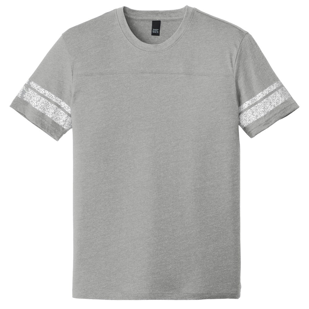 House of Uniforms The Game Day Tee | Short Sleeve | Mens District Made Grey/White