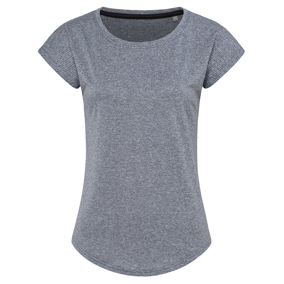 House of Uniforms The Move Recycled Sports Tee | Ladies Stedman Denim Marle