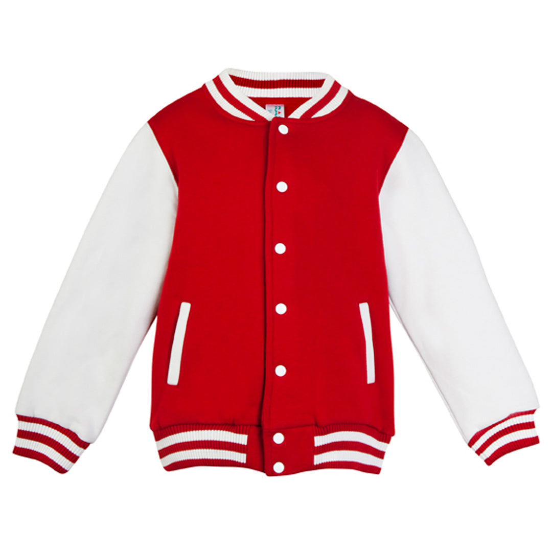 House of Uniforms The Varsity Jacket | Toddlers Ramo Red/White