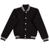 House of Uniforms The Letterman Jacket | Adults Winning Spirit Black/White