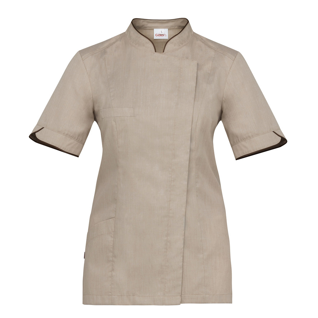 House of Uniforms The Tania Tunic | Ladies | Short Sleeve Giblors Sand