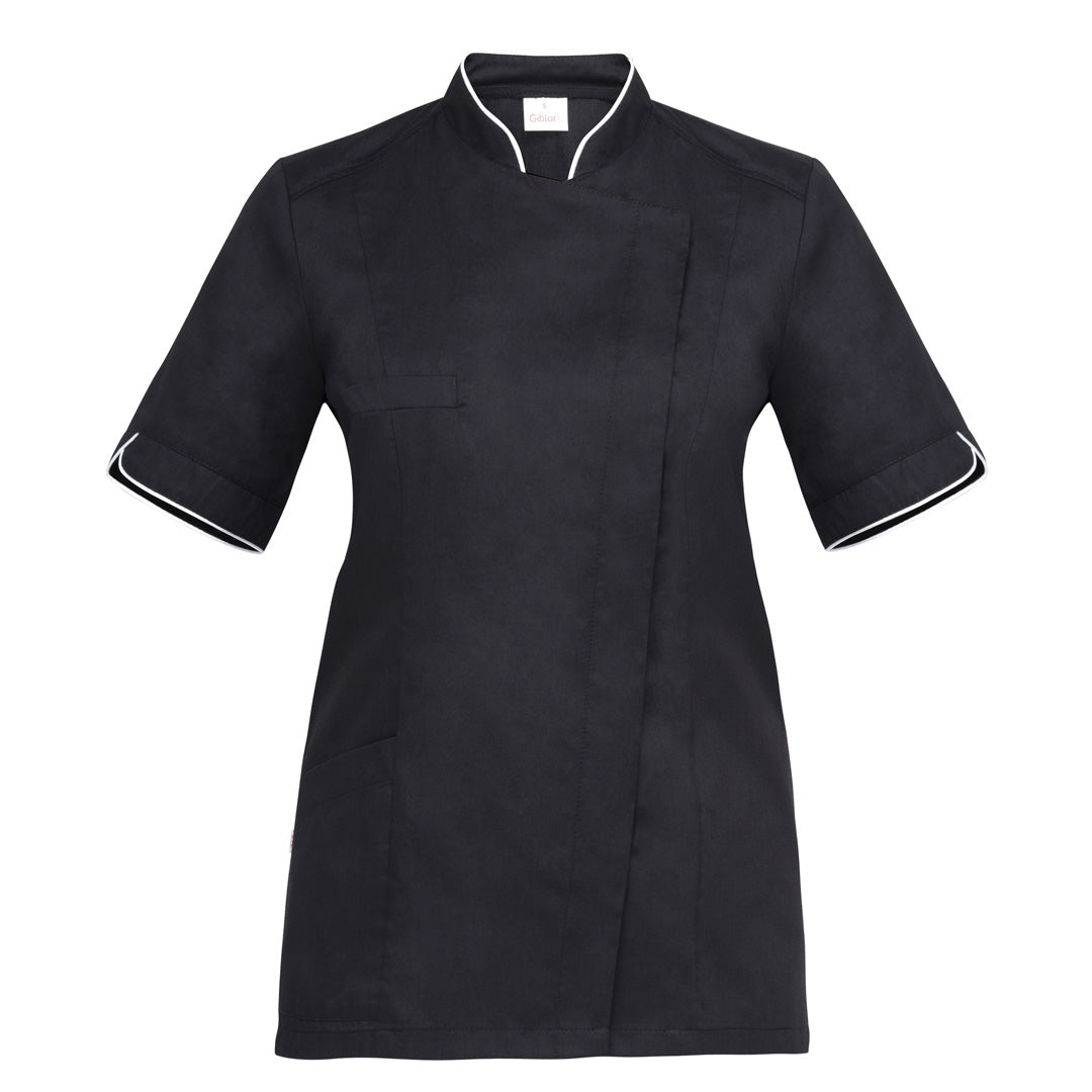 House of Uniforms The Tania Tunic | Ladies | Short Sleeve Giblors Black
