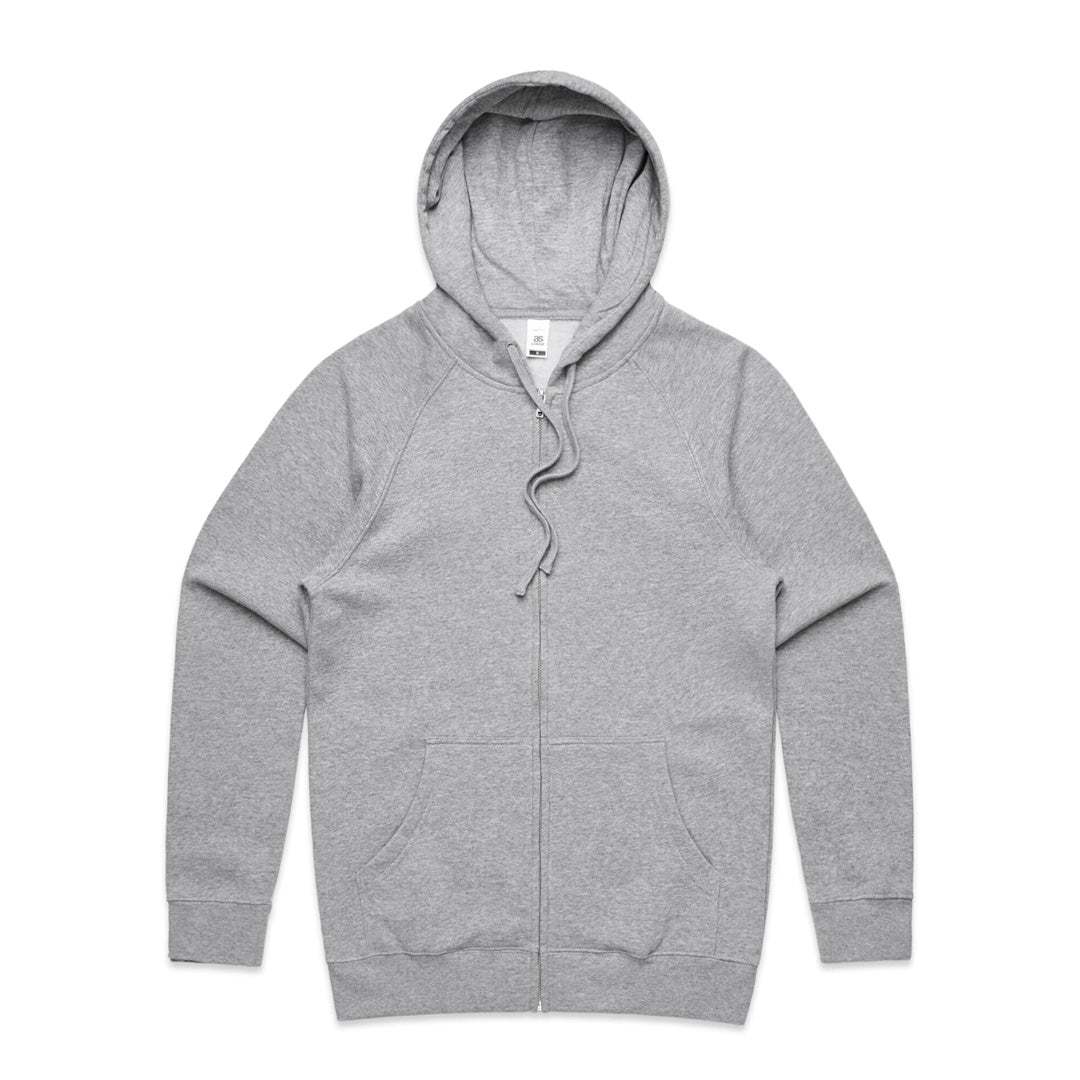 House of Uniforms The Official Zip Hood | Mens AS Colour Grey Marle