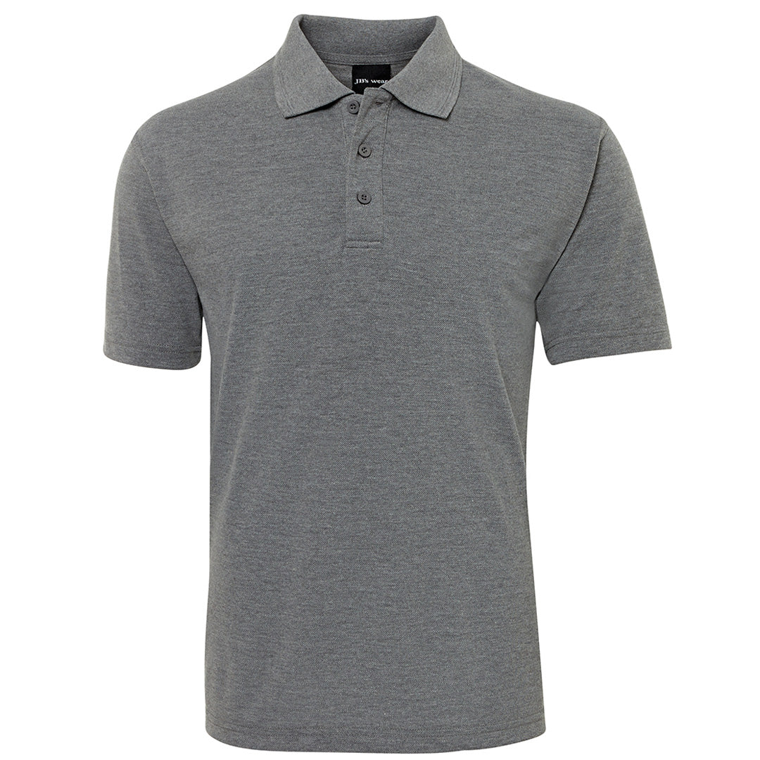 House of Uniforms The Pique Polo | Adults | Short Sleeve | Marle Colours Jbs Wear Grey Marle