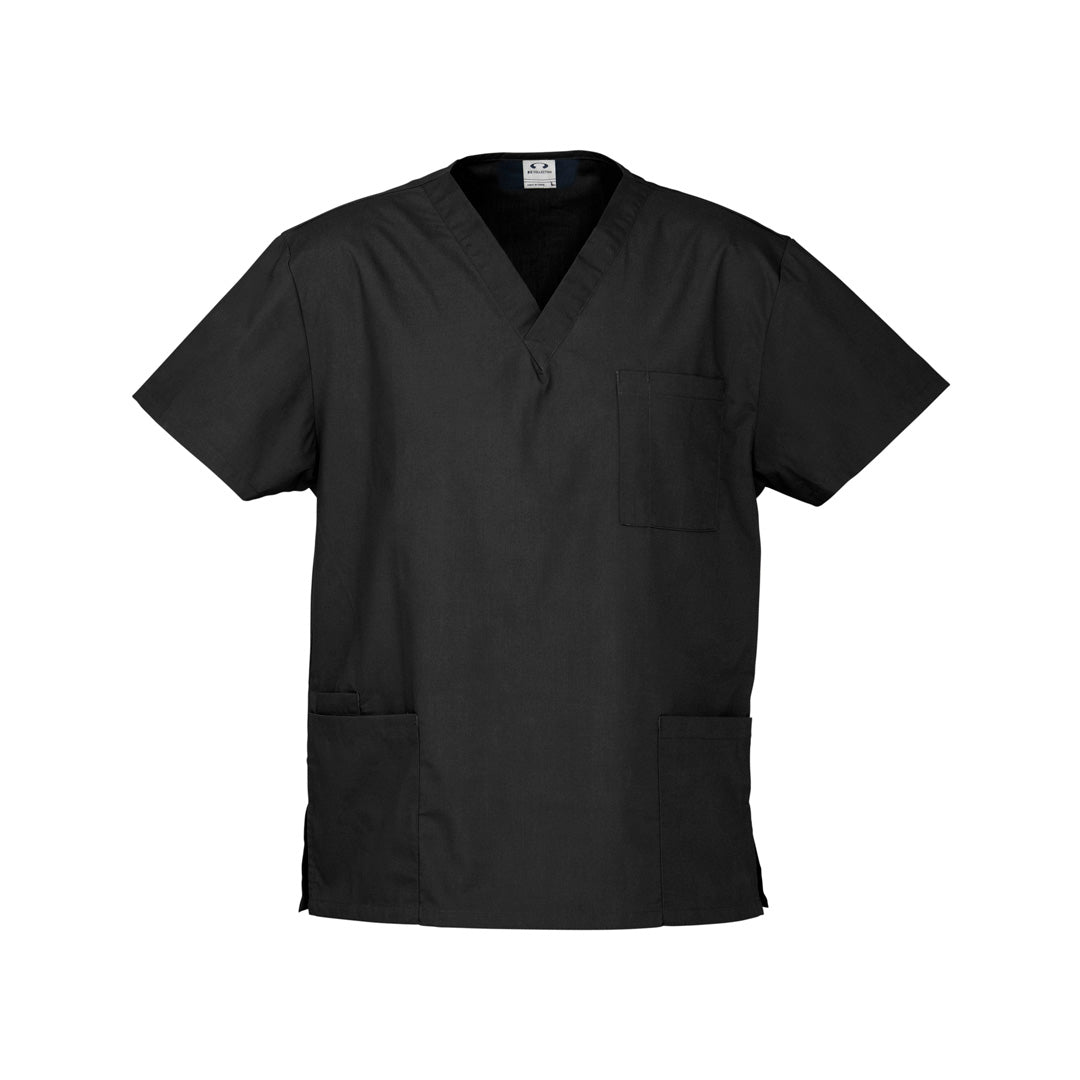 House of Uniforms The Classic Scrub Top | Adults Biz Collection Black