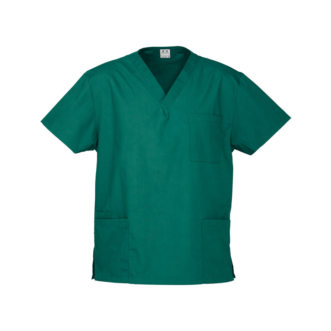 House of Uniforms The Classic Scrub Top | Adults Biz Collection Hunter Green