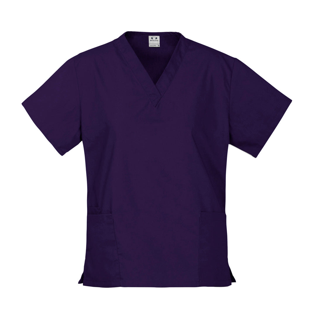 House of Uniforms The Classic Scrub Top | Ladies Biz Collection Purple