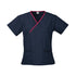 House of Uniforms The Contrast Scrub Top | Ladies Biz Collection Navy/Fuchsia