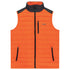 House of Uniforms The Bad Hi Vis Down Puffer Vest | Mens Bad Workwear Orange