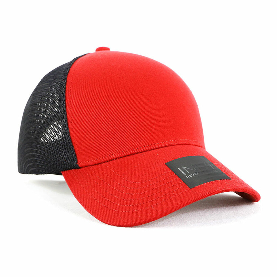 House of Uniforms The Hudson Snap Back Cap | Adults Inivi Red/Black