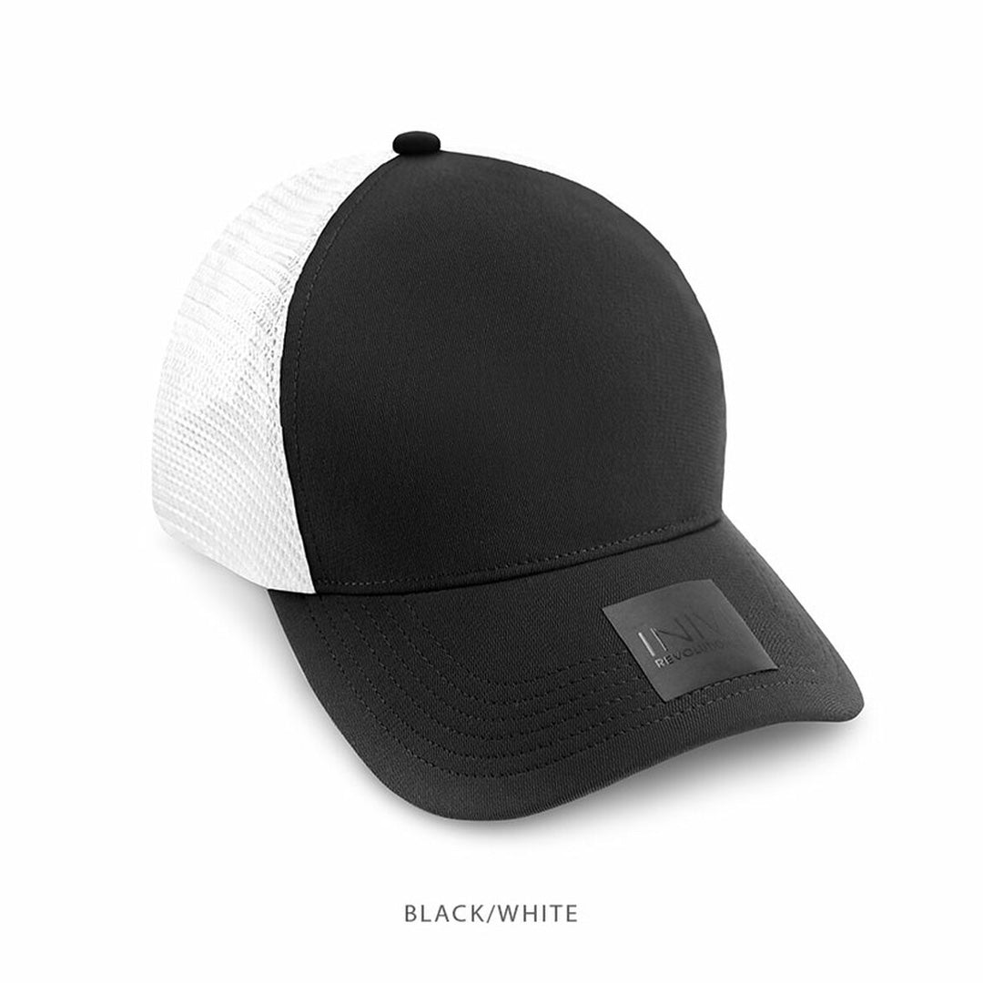 House of Uniforms The Oliver Snap Back Cap | Adults Inivi Black/White