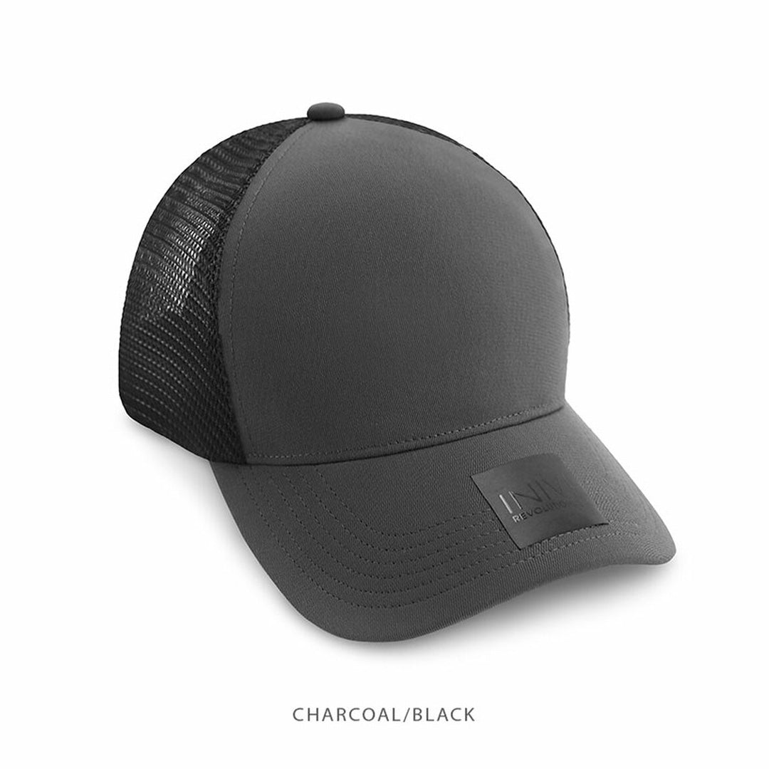 House of Uniforms The Oliver Snap Back Cap | Adults Inivi Charcoal/Black
