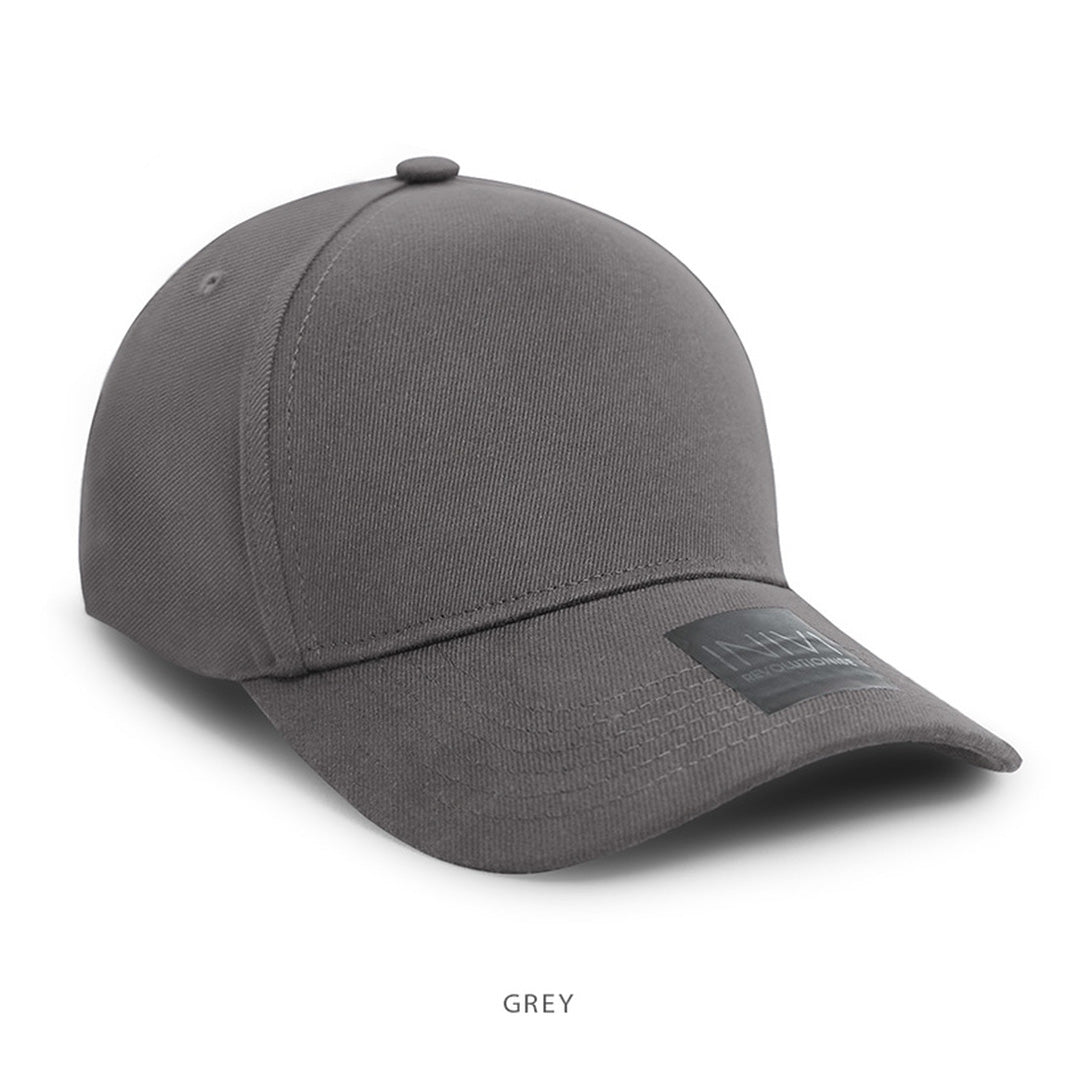 House of Uniforms The Lewis Cotton Spandex Fitted Cap | Adults Inivi Grey