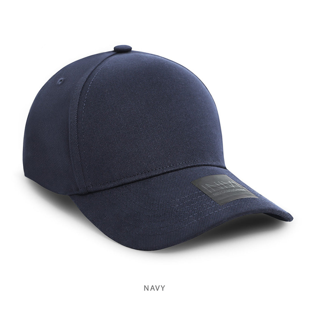 House of Uniforms The Lewis Cotton Spandex Fitted Cap | Adults Inivi Navy
