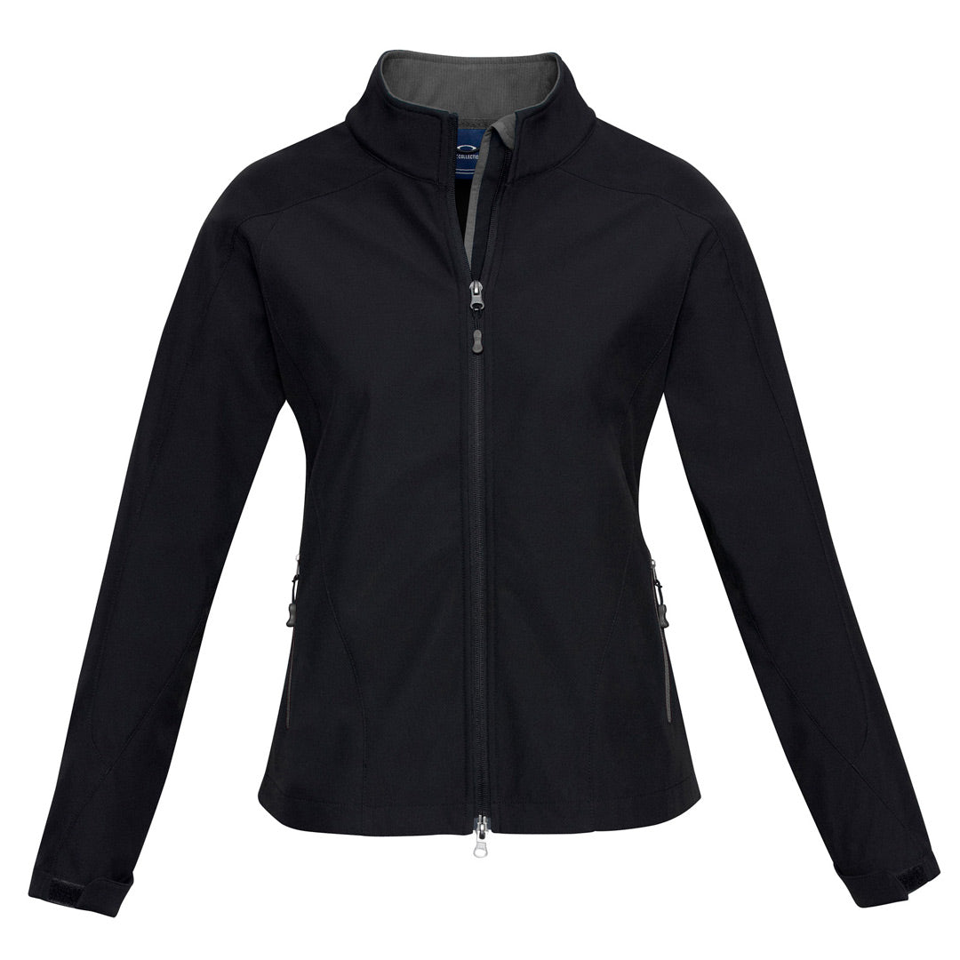 House of Uniforms The Geneva Jacket | Ladies Biz Collection Black/Graphite