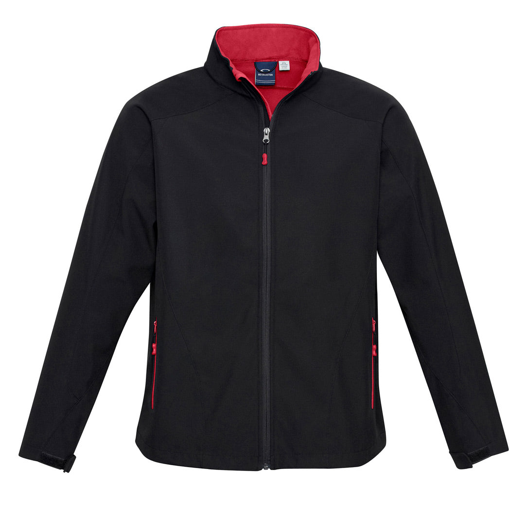 House of Uniforms The Geneva Jacket | Mens Biz Collection Black/Red