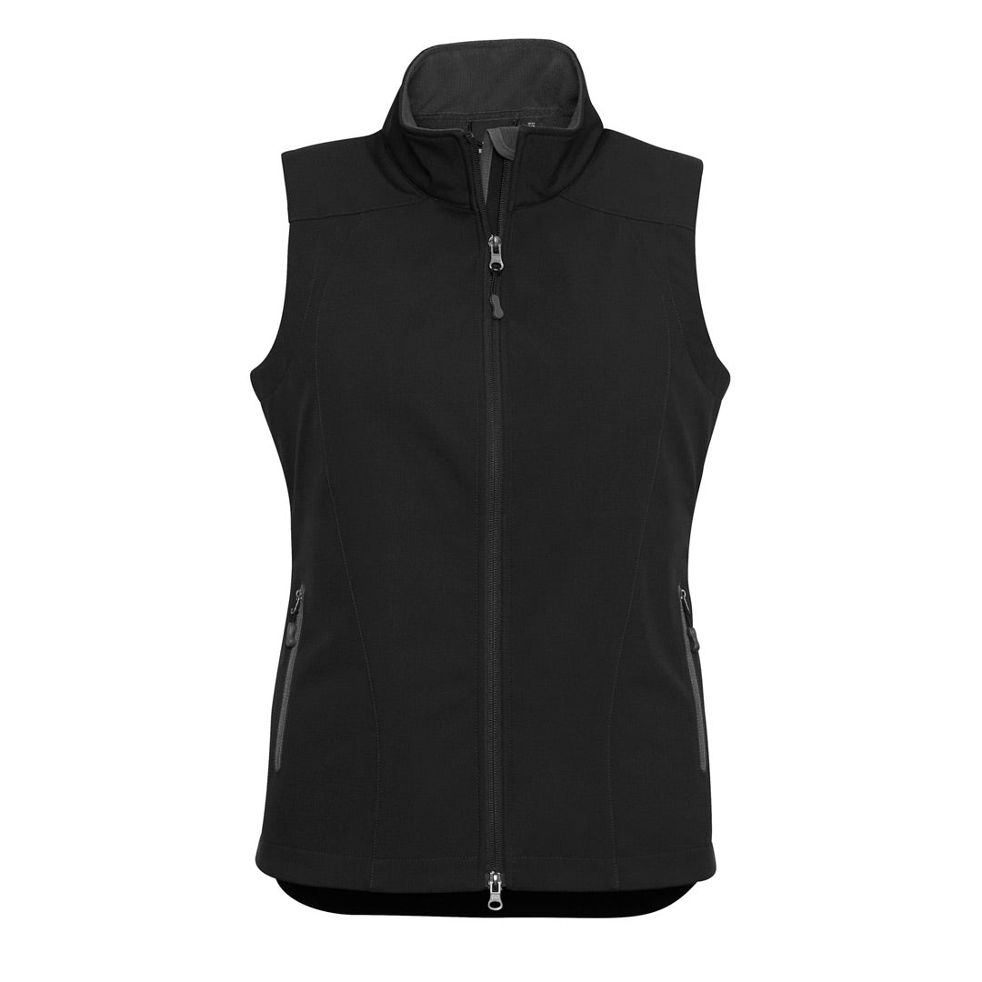 House of Uniforms The Geneva Vest | Ladies Biz Collection Black/Graphite