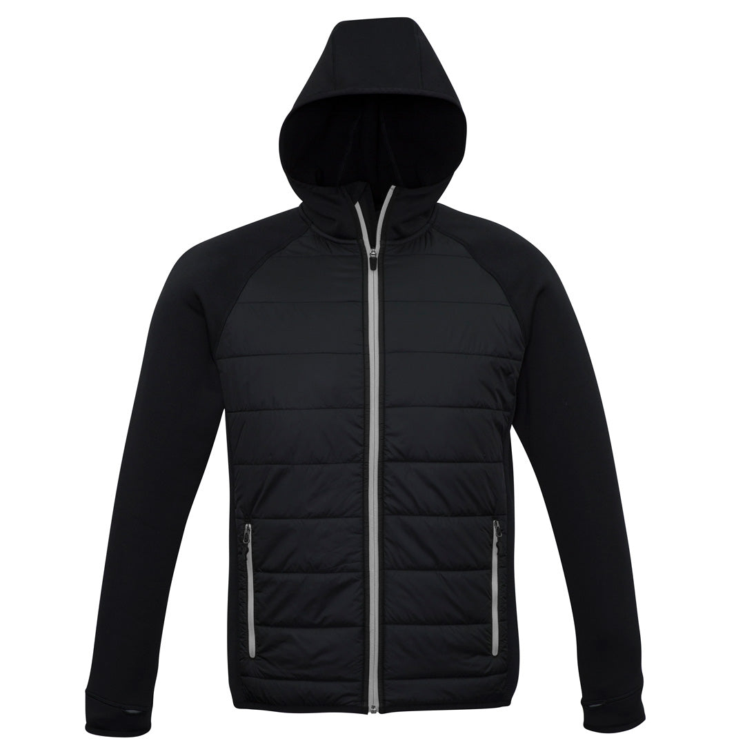 House of Uniforms The Stealth Jacket | Mens Biz Collection Black/Silver