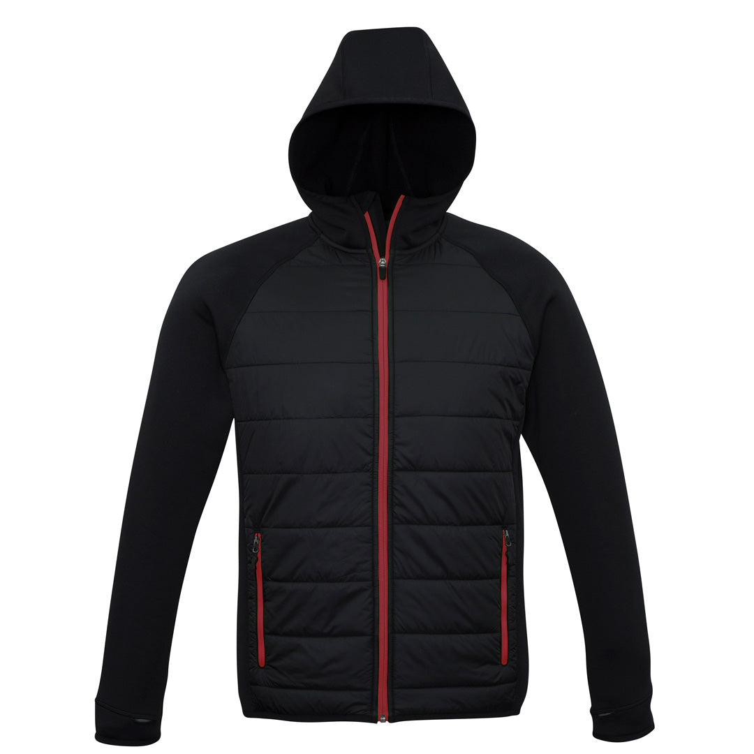 House of Uniforms The Stealth Jacket | Mens Biz Collection Black/Red