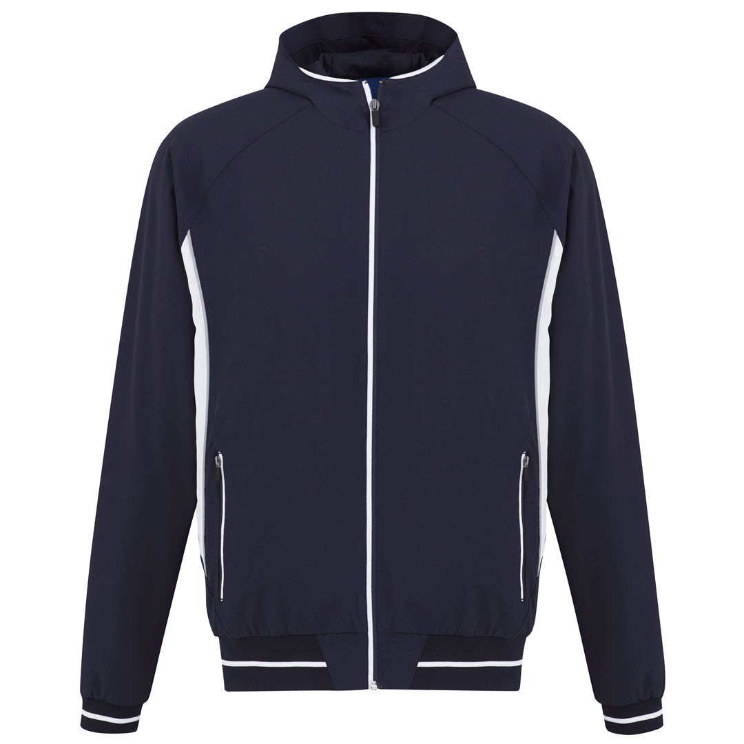 House of Uniforms The Titan Team Jacket | Kids Biz Collection Navy/White