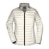 House of Uniforms The Quilted Down Jacket | Ladies James & Nicholson Off White