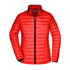 House of Uniforms The Quilted Down Jacket | Ladies James & Nicholson Red
