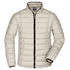 House of Uniforms The Quilted Down Jacket | Mens James & Nicholson Off White