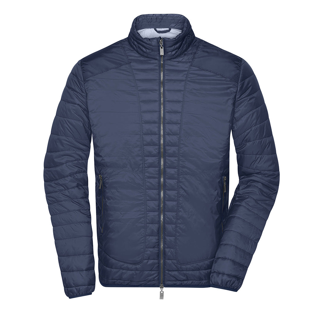 House of Uniforms The DuPont Light Weight Jacket | Mens James & Nicholson Navy/Silver