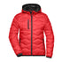 House of Uniforms The DuPont Padded Jacket | Ladies James & Nicholson Red/Black