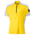 House of Uniforms The Bike Top | Mens | Half Zip James & Nicholson Yellow
