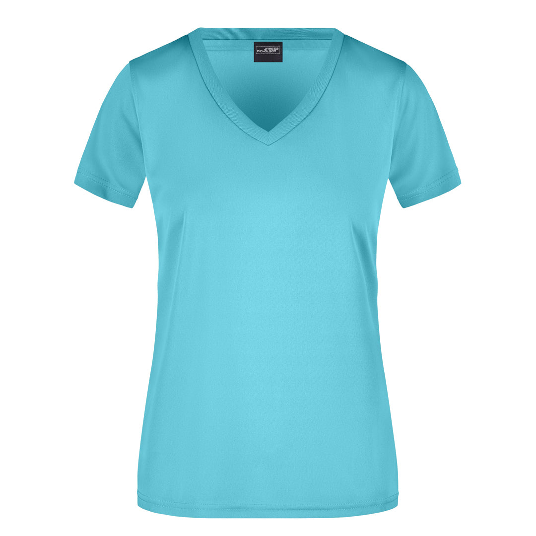 V Neck Active Tee | Pacific
