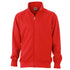 House of Uniforms The Basic Zip Jacket | Unisex James & Nicholson Red