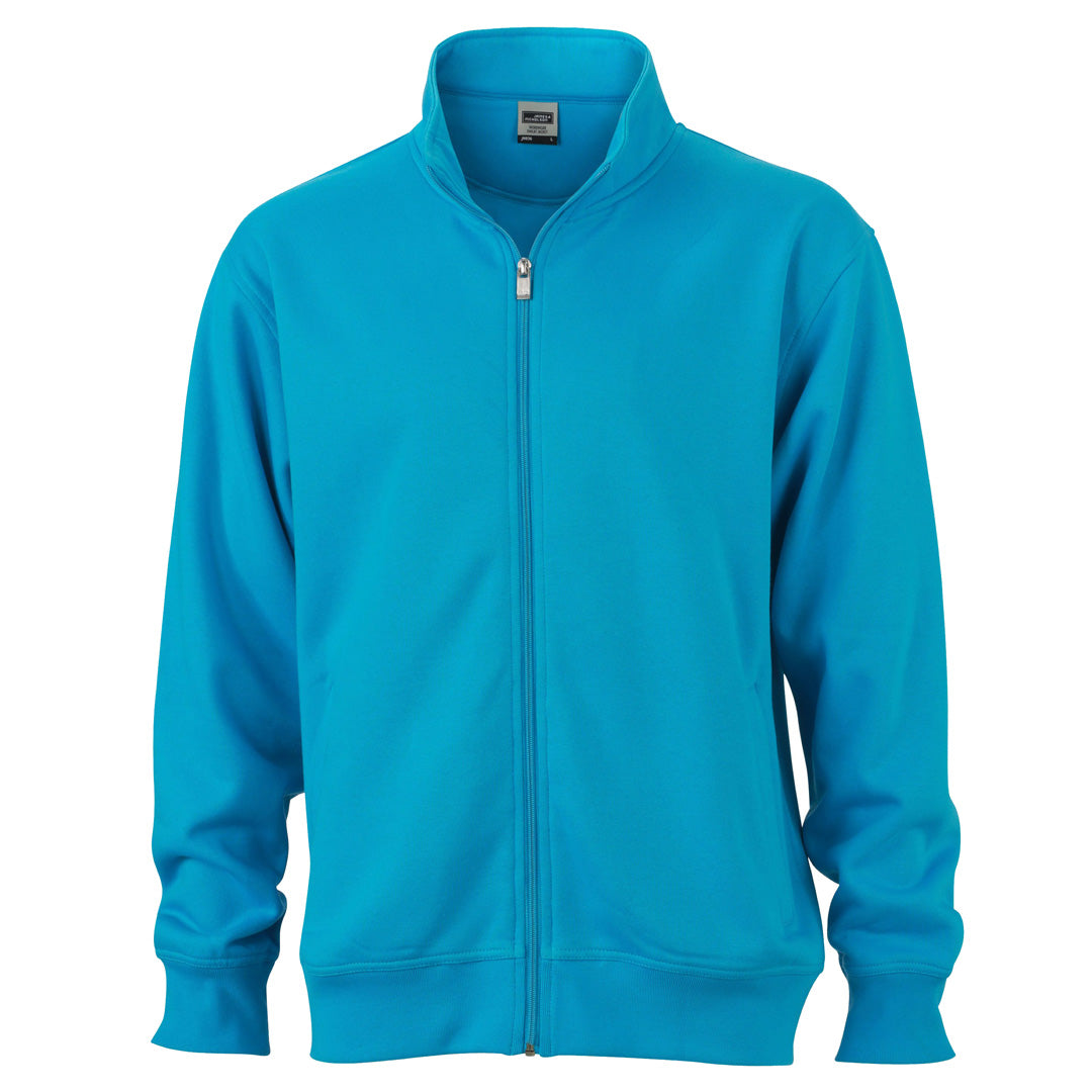 House of Uniforms The Basic Zip Jacket | C2 | Unisex James & Nicholson Turquoise