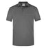 House of Uniforms The Work Pocket Polo | Short Sleeve | Mens James & Nicholson Dark Grey