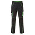 House of Uniforms The Level 2 Workwear Pant | Mens James & Nicholson Black/Lime