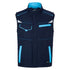 House of Uniforms The Level 2 Softshell Vest | Mens James & Nicholson Navy/Turquoise