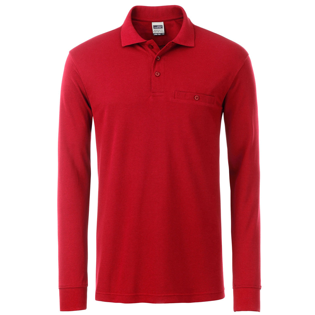 Work Pocket Polo | Red
