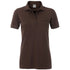 House of Uniforms The Work Pocket Polo | Short Sleeve | Ladies James & Nicholson Brown