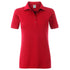 House of Uniforms The Work Pocket Polo | Short Sleeve | Ladies James & Nicholson Red