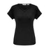House of Uniforms The Lana Top | Ladies | Short Sleeve Biz Collection Black