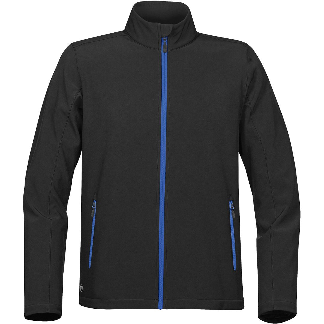 House of Uniforms The Orbiter Softshell Jacket | Mens | Stormtech Stormtech Black/Blue